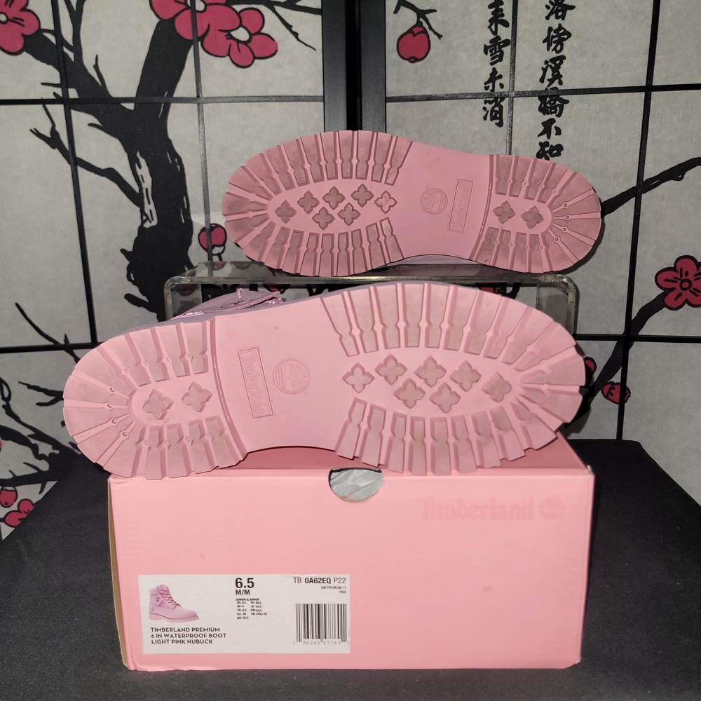 Timberland Pink Lace-Up Boots - Picture 3 of 5